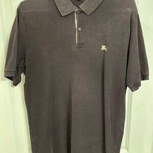 Men's Burberry Polo Blue Shirt